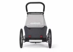Croozer Kid Keeke 1 Kinderanhänger 2022 -E-Bikes Verkäufe 121001520 croozer kid keeke 1 rueck stone grey 2020 web 1000 x 1000 e50b7