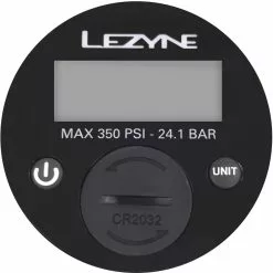 Lezyne Manometer Für Fahrrad Standluftpumpe (350 PSI) 2,5" Digital