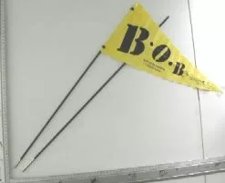 BOB Sicherheitswimpel Gelb Zweiteilig