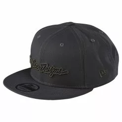 Troy Lee Designs Signature Snapback Cap, Graphite, One Size