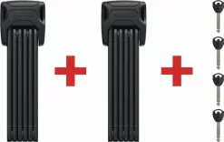 Abus BORDO XPlus™ 6000K/90 Black SH TwinSet