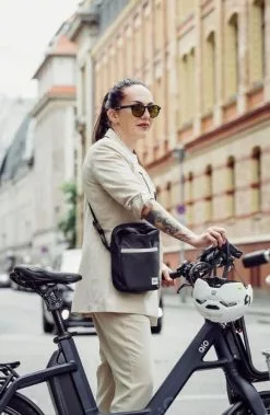 QiO Schultertasche "Pocket Bag Tom" M. Klickfix Adapterplatte -E-Bikes Verkäufe 690b14