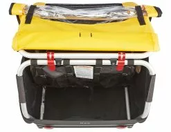 Burley Bee Double Kinderanhänger -E-Bikes Verkäufe burley bee gelb cargo