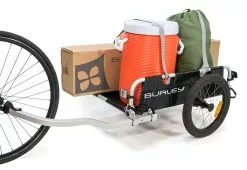 Burley Flatbed Transportanhänger -E-Bikes Verkäufe burley flatbed transportanhaenger beladen