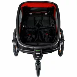 Hamax Outback Kinderanhänger 2022 -E-Bikes Verkäufe ham400064 red black front