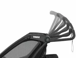 Thule Chariot Sport 1 Kinderanhänger 2023 -E-Bikes Verkäufe thule chariot sport1 midnight black on black 12