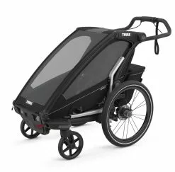 Thule Chariot Sport 1 Kinderanhänger 2023 -E-Bikes Verkäufe thule chariot sport1 midnight black on black 7