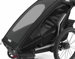 Thule Chariot Sport 1 Kinderanhänger 2023 -E-Bikes Verkäufe thule chariot sport1 midnight black on black 8
