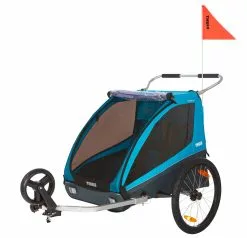 Thule Coaster XT Kinderanhänger -E-Bikes Verkäufe thule coaster xt wimpel