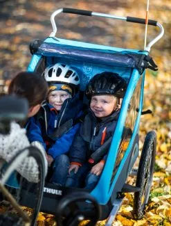 Thule Coaster XT Kinderanhänger -E-Bikes Verkäufe thule coaster xt zwei kinder im anhaenger