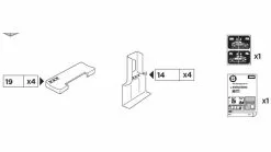 Thule Rapid System Kit - 1055 -E-Bikes Verkäufe thule zubehoer rapid kit system 1055 3