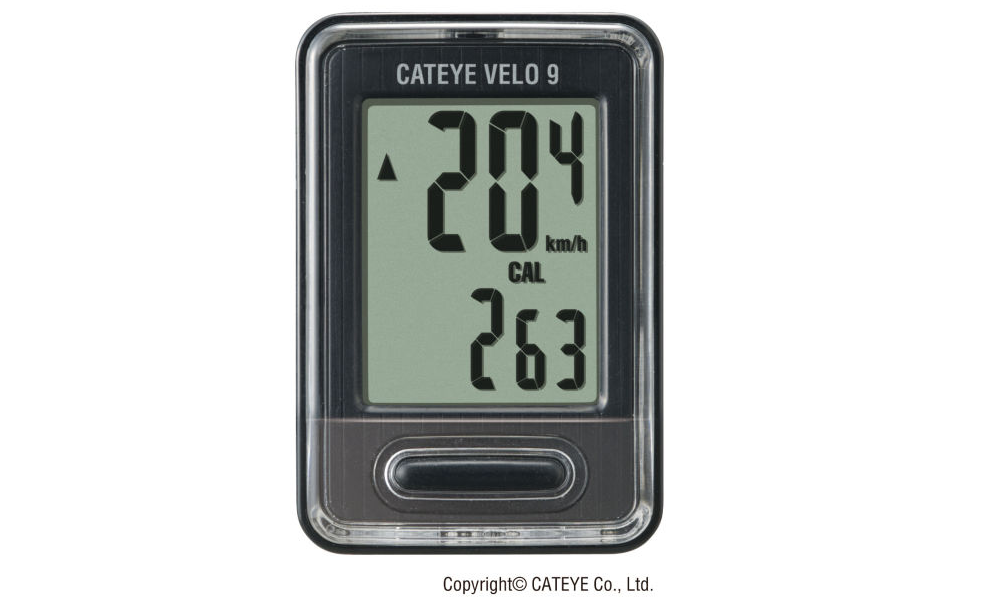 Cat Eye Fahradcomputer Velo 9 3 Cat Eye Fahradcomputer Velo 9